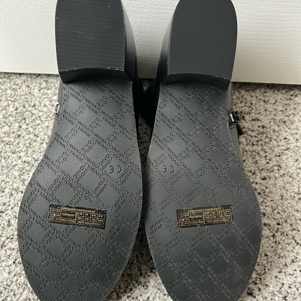 Vionic Luciana Perf Booties, Size 8.5 - image 2